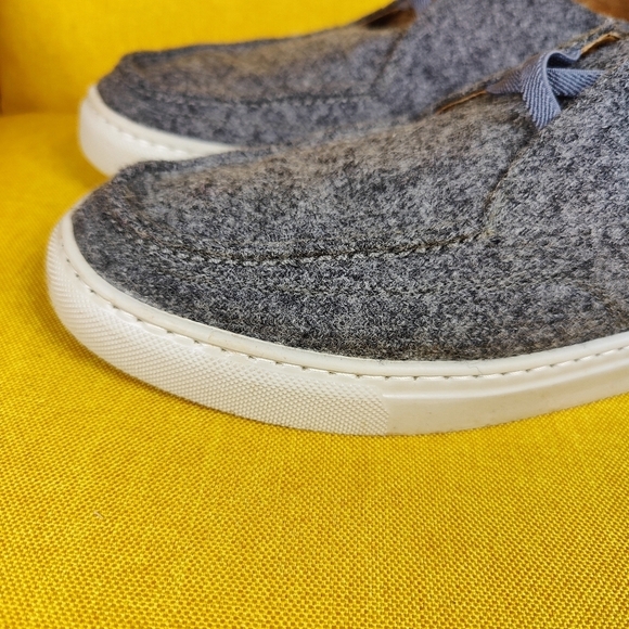 Peter Millar Shetland Wool Slip-On Gray Casual Loafers Men's Shoes Size 10.5M - Picture 7 of 11